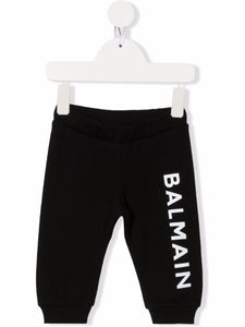 Balmain Kids Pantaloni baby sportivi con stampa