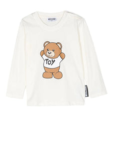 Moschino Kids Top a maniche lunghe con stampa grafica