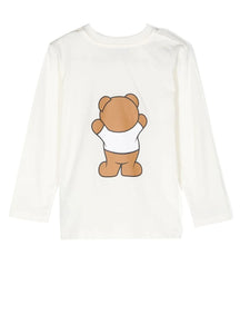 Moschino Kids Top a maniche lunghe con stampa grafica