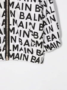 Balmain Kids Giacca con cappuccio