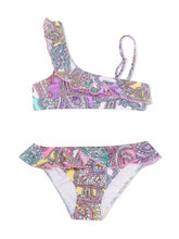 Carica l&#39;immagine nel visualizzatore di Gallery, MC2 Saint Barth Kids Set bikini monospalla con ruches
