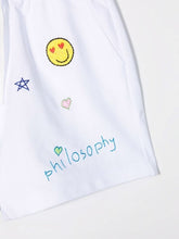 Carica l&#39;immagine nel visualizzatore di Gallery, Philosophy Di Lorenzo Serafini Kids Shorts sportivi con ricamo
