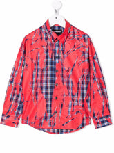 Carica l&#39;immagine nel visualizzatore di Gallery, Dsquared2 Kids Camicia con effetto vernice
