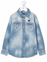 Carica l&#39;immagine nel visualizzatore di Gallery, Dsquared2 Kids Camicia denim
