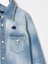 Carica l&#39;immagine nel visualizzatore di Gallery, Dsquared2 Kids Camicia denim
