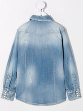 Carica l&#39;immagine nel visualizzatore di Gallery, Dsquared2 Kids Camicia denim
