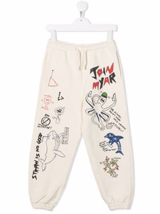 MYAR KIDS graphic-print track pants