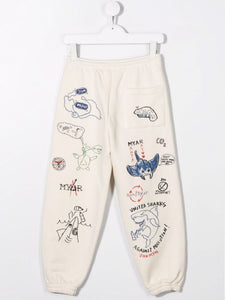 MYAR KIDS graphic-print track pants