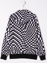 Carica l&#39;immagine nel visualizzatore di Gallery, sprayground kid abstract-check zip hoodie
