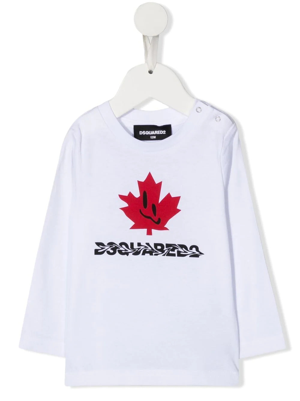 Dsquared2 Kids T-shirt a maniche lunghe con stampa