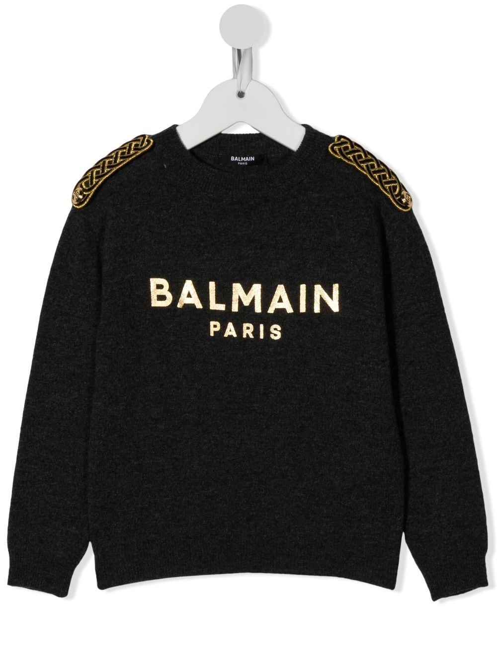 Balmain Kids Maglione con stampa ad