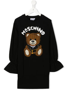 Moschino Kids Abito con stampa Teddy Bear