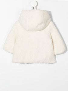 Moschino Kids Cappotto con ricamo