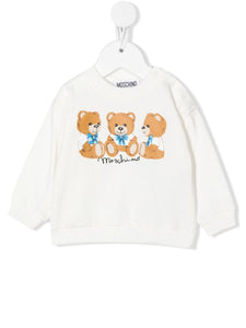 Moschino Kids Felpa con stampa