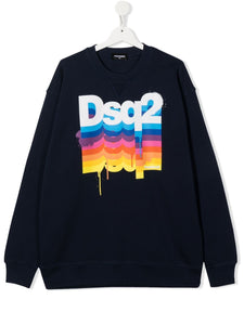 Dsquared2 Kids Felpa con stampa