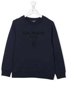 Balmain Kids Felpa con stampa