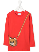 Carica l&#39;immagine nel visualizzatore di Gallery, Moschino Kids Top a maniche lunghe con motivo Teddy
