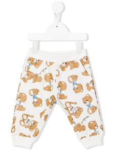 MOSCHINO KIDS Pantaloni sportivi con stampa