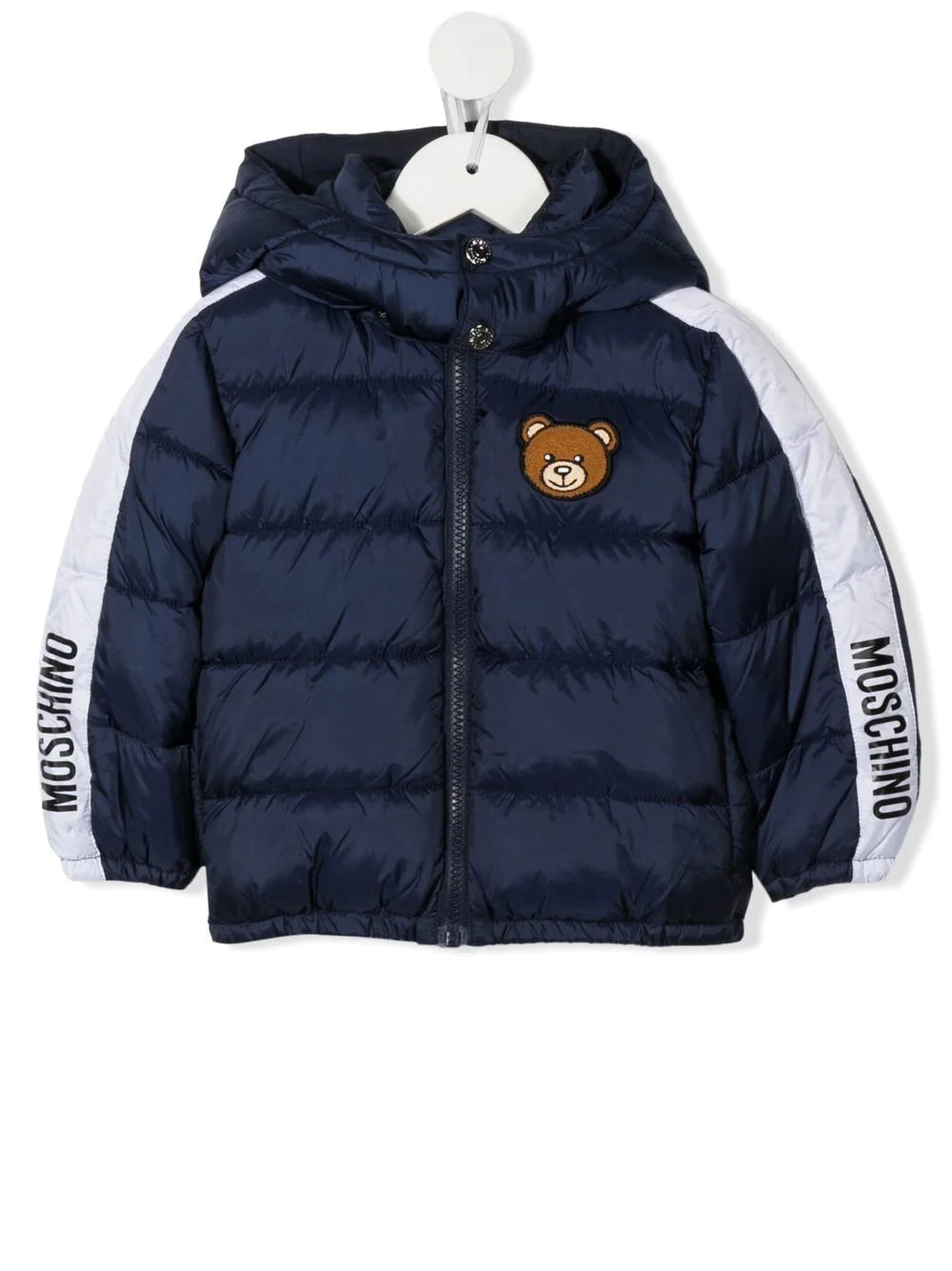 Moschino Kids Piumino con logo Teddy Bear