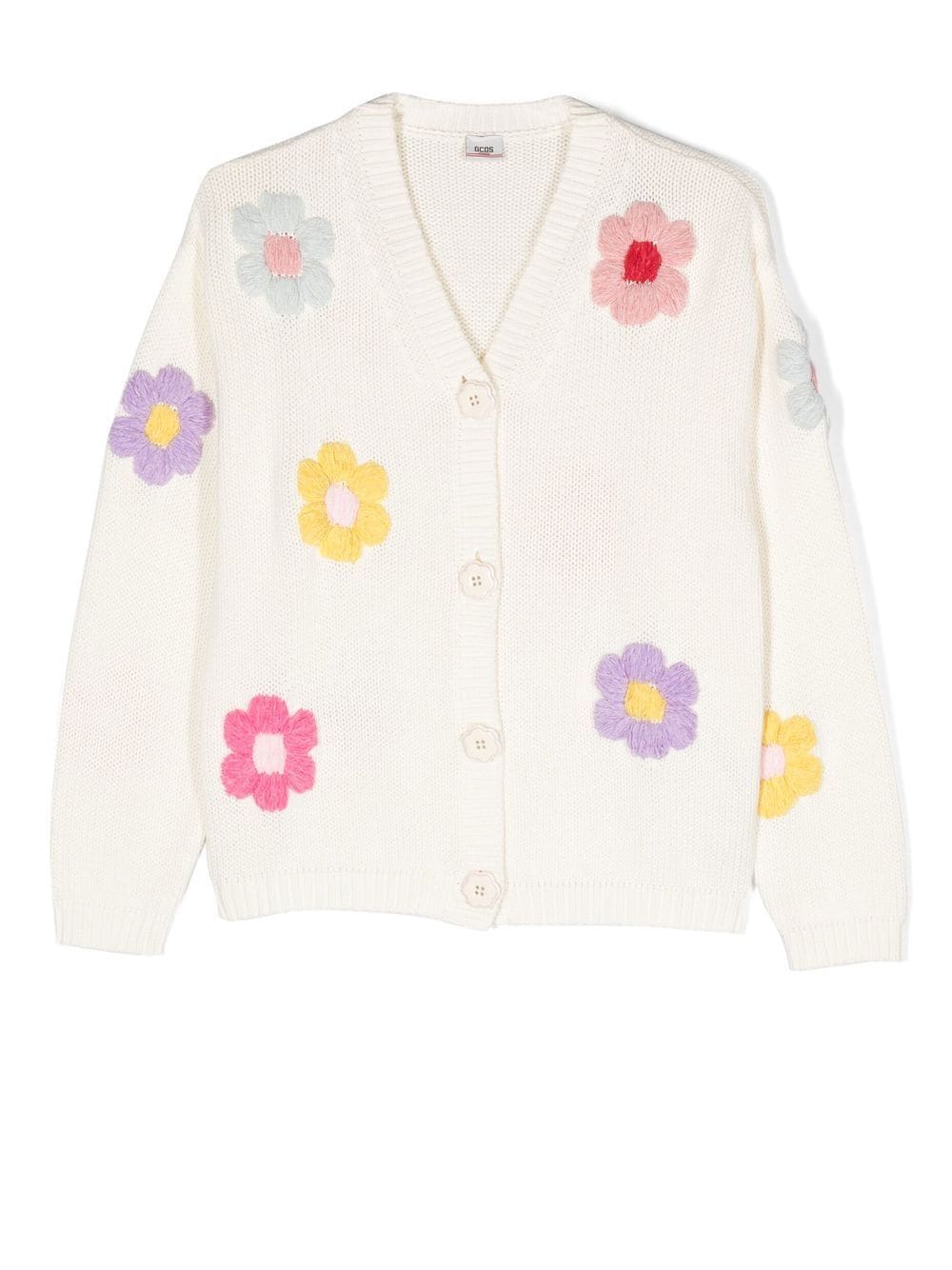 Gcds Kids Cardigan a fiori