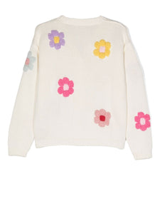 Gcds Kids Cardigan a fiori