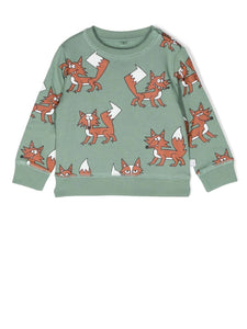 Stella McCartney Kids Felpa con stampa grafica