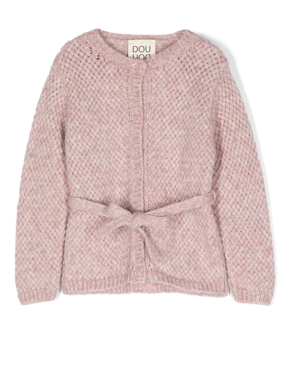 Douuod Kids Cardigan con cintura