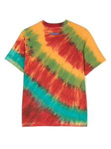 Dsquared2 Kids T-shirt con fantasia tie dye