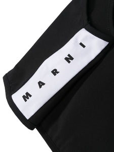 Marni Kids Top crop con logo