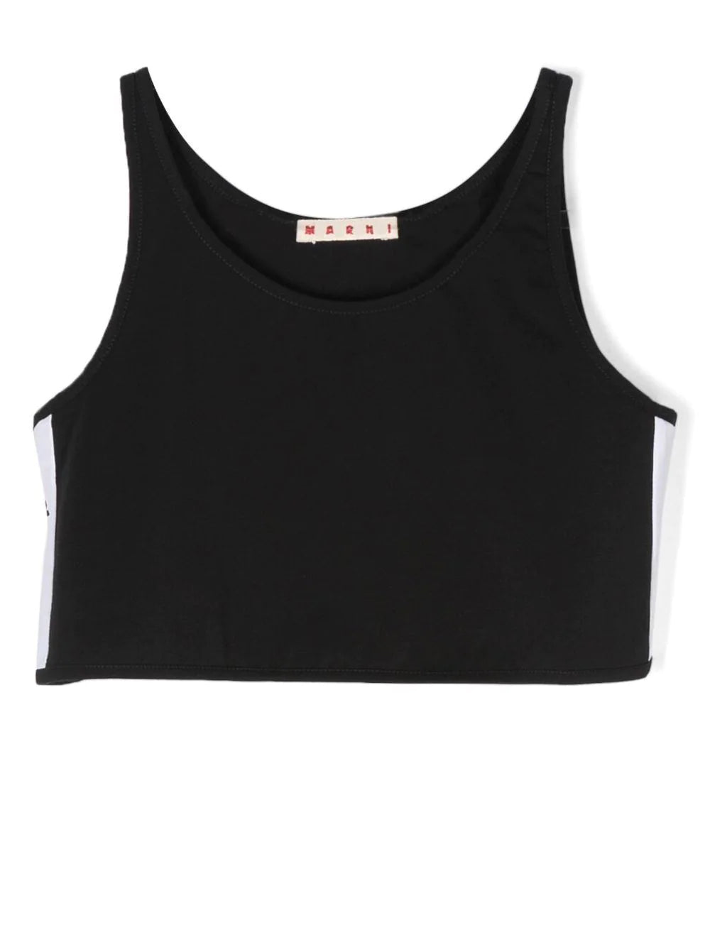 Marni Kids Top crop con logo