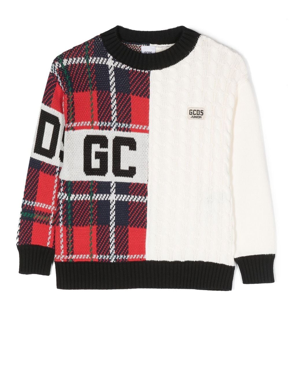 Gcds Kids Maglione tartan