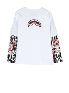 sprayground kid T-shirt con stampa