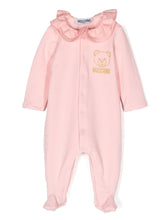 Carica l&#39;immagine nel visualizzatore di Gallery, Moschino Kids embroidered-logo ruffle-trim pyjamas
