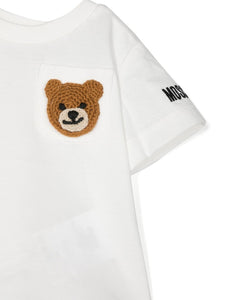 Moschino Kids T-shirt Teddy Bear con ricamo