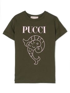 PUCCI Junior T-shirt con stampa