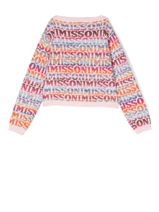 Missoni Kids Maglione con intarsio