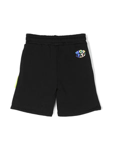 Barrow kids logo-print detail shorts