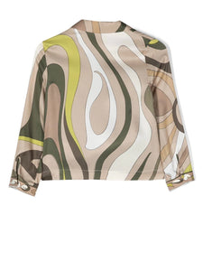 PUCCI Junior camicia multicolor