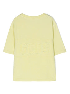 Gcds Kids logo-patch short-sleeved T-shirt