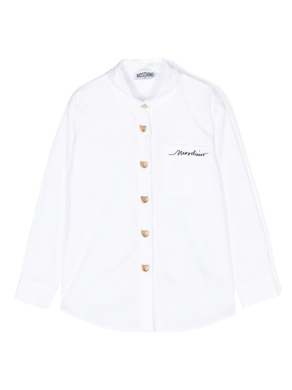 Moschino Kids Camicia con ricamo