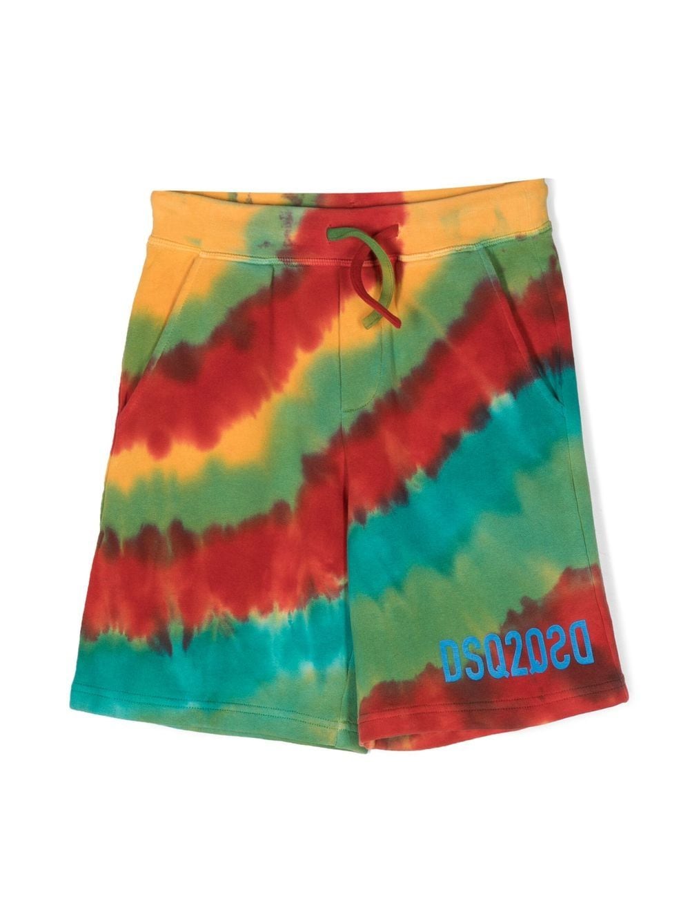 Dsquared2 Kids Shorts sportivi con fantasia tie dye