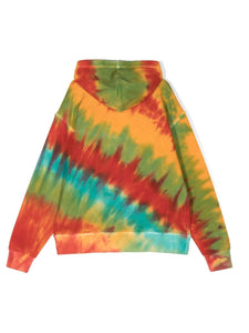 Dsquared2 Kids Felpa con fantasia tie-dye