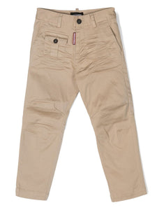 Dsquared2 Kids Chino con dettaglio logo