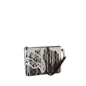 Sprayground Kids pochette monogram platinum