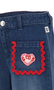 GCDS Kids jeans neonata