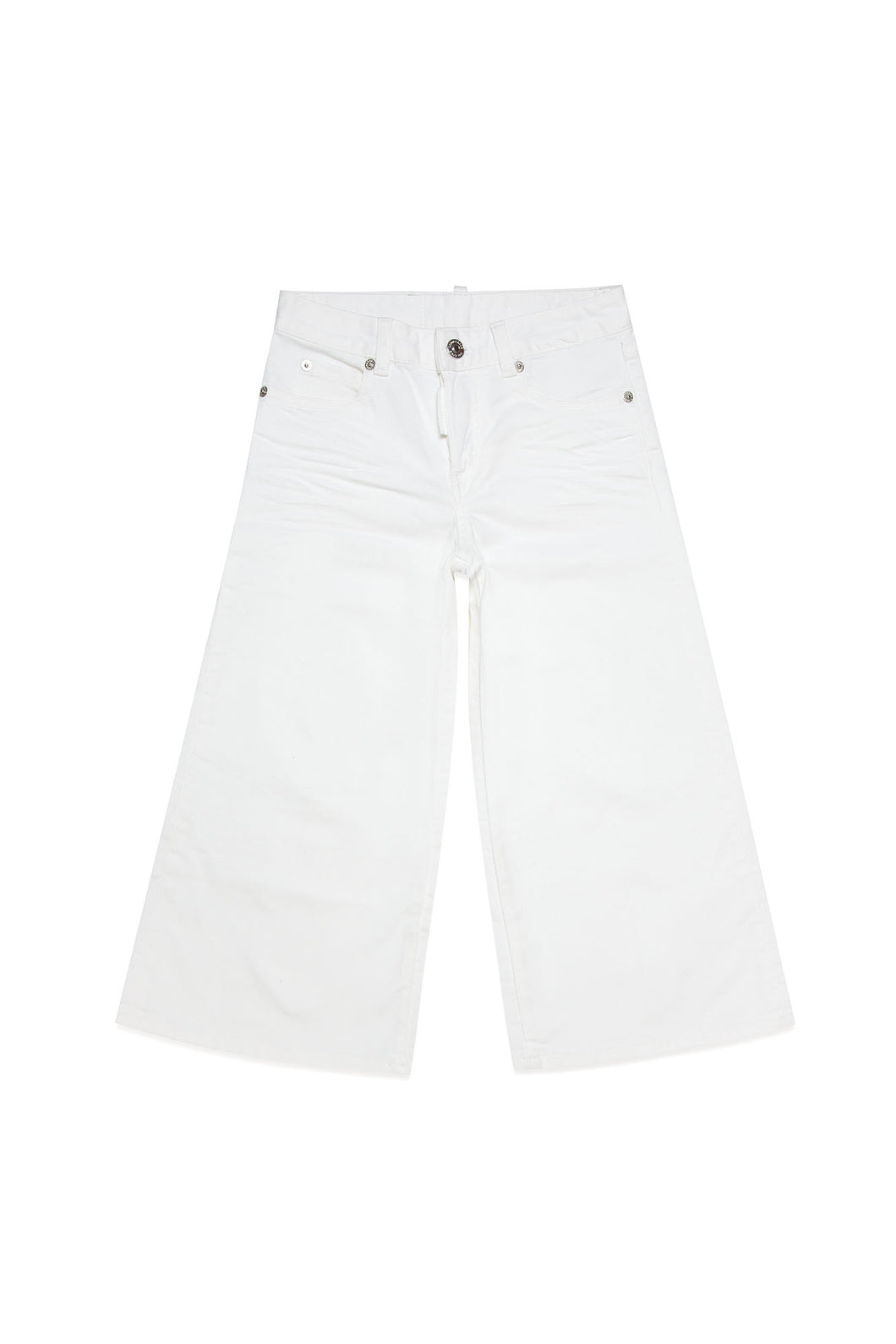 Dsquared2 kids jeans bianco white bull