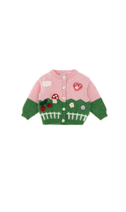 GCDS Kids cardigan baby girl