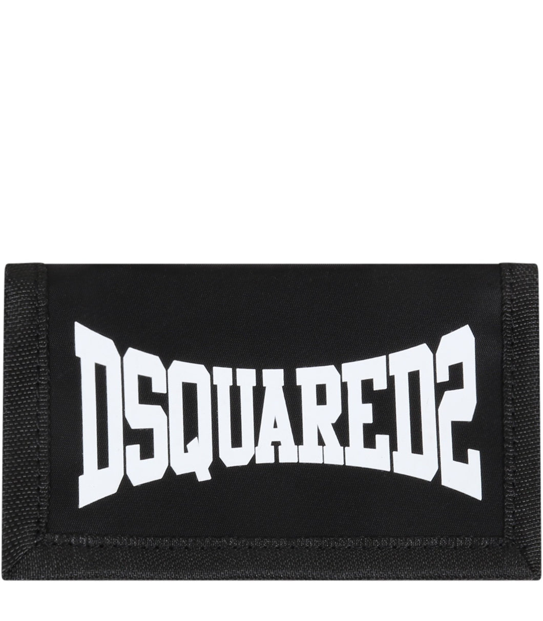 DSQUARED2 Portafoglio nero per ragazzi