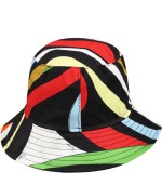 Carica l&#39;immagine nel visualizzatore di Gallery, EMILIO PUCCI JUNIOR Cloche multicolor per bambina con stampa e logo
