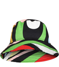 Carica l&#39;immagine nel visualizzatore di Gallery, EMILIO PUCCI JUNIOR Cloche multicolor per bambina con stampa e logo
